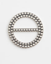 Silvertone Scarf Ring