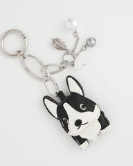 Chico's Women | Frenchie Dog Bag Charm BLACK/WHITE