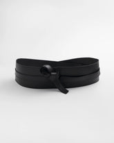 Chico's Women | Leather Obi Belt BLACK