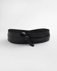 Chico's Women | Leather Obi Belt BLACK
