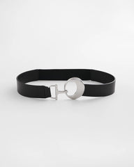 Chico's Women | Soft-Stretch Faux Leather Belt BLACK