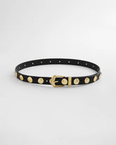Studded Faux Leather Trouser Belt