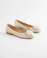 Chico's Women | Olympia Pearl Ballet Flats GOLD