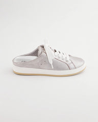 Chico's Women | Metallic Snap Slip-On Sneakers METALLIC SILVER