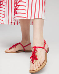 Coral Beach T-Strap Sandals
