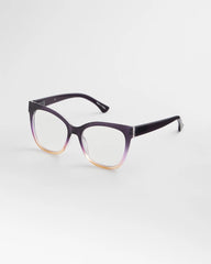 Chico's Women | Cat Eye Colorblock Readers PURPLE