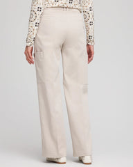 Chico's Women | Petite Sateen Cargo Pants SMOKEY TAUPE