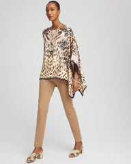 Chico's Women | Petite Juliet Slim Trim Detail Ankle Pants CARAMEL APPLE