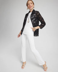 Chico's Women | Petite Travelers™ No Tummy Lined Pants TRAVELERS WINTER DRIFT