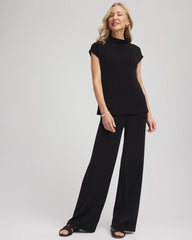 Chico's Women | Petite Travelers™ Wide-Leg Pocket Pants TRAVELERS BLACK