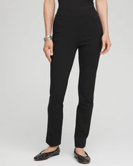 Chico's Women | Petite Brigitte™ Slim Pull-On Ankle Pants BLACK