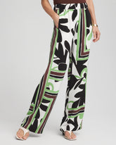 Chico's Women | Petite Printed Silky Soft Pants ECRU