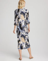 Chico's Women | Petite Travelers™ Paisley Maxi Dress CANYON BLUE