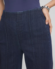 Chico's Women | Petite Pull-On Wide-Leg Trouser Jeans BRIDGE STREET RINSE