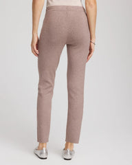Chico's Women | Zenergy® Luxe Rhinestone Ankle Pants TAUPE HEATHER