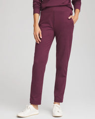 Chico's Women | Zenergy® Cloud Tapered Ankle Pants BLACKENED BURGUNDY
