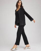 Chico's Women | Travelers™ Embellished Cardigan TRAVELERS BLACK