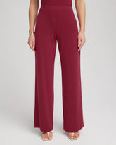 Chico's Women | Travelers™ Knit Wide-Leg Pants RUSSET RED