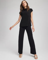 Chico's Women | Travelers™ Hollywood-Waist Straight-Leg Pants TRAVELERS BLACK