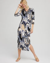 Chico's Women | Travelers™ Paisley Maxi Dress CANYON BLUE