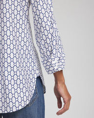 Chico's Women | No Iron™ Chain Connection Shirt PASSPORT BLUE