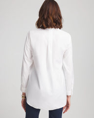 Chico's Women | No Iron™ Floral Stretch Tunic OPTIC WHITE