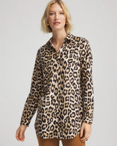 Chico's Women | No Iron™ Animal-Print Tunic SAND