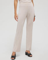 Chico's Women | Petite Travelers™ No Tummy Pants SMOKEY TAUPE