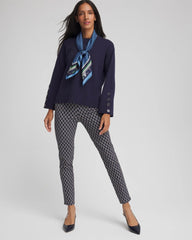 Chico's Women | Brigitte™ Chain Connection Slim Ankle Pants PASSPORT BLUE