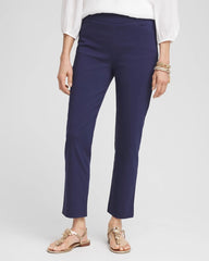 Chico's Women | Brigitte™ Slim Pull-On Crop PASSPORT BLUE