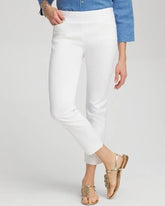 Chico's Women | Brigitte™ Pull-On Cropped Pants ALABASTER