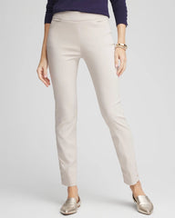 Chico's Women | Brigitte™ Pull-On Slim Rivet Ankle Pants SMOKEY TAUPE