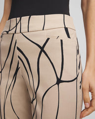 Chico's Women | Brigitte™ Golden Leaf Slim Ankle Pants CHAMPAGNE FIZZ