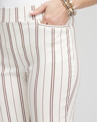Brigitte™ Striped Ankle Pants