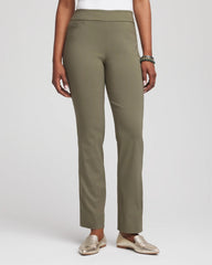 Chico's Women | Brigitte™ Slim Full-Length Pants NETTLE LEAF