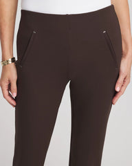 Chico's Women | Juliet Slim Trim Detail Ankle Pants COCOA BEAN