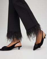 Chico's Women | Juliet Feathered Flared Cropped Pants BLACK