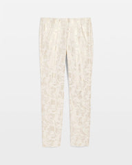 Chico's Women | Juliet Golden Foiled Slim Ankle Pants ENGLISH CREAM
