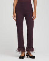 Chico's Women | Juliet Feathered Flared Cropped Pants NIGHT BLOOM