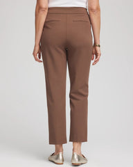 Chico's Women | Lightweight Juliet Straight Ankle Pants DRIED MUSHROOM
