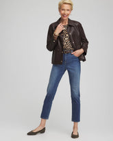 Chico's Women | Girlfriend Slim Cropped Jeans MARIA INDIGO