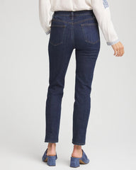 Chico's Women | Girlfriend Slim Ankle Jeans DARK SAPPHIRE INDIGO