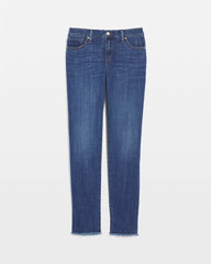 Chico's Women | Girlfriend Slim Frayed Ankle Jeans KAILUA INDIGO