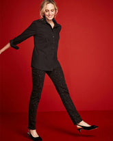 Stone Embellished Girlfriend Slim Ankle Jeans