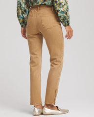 Chico's Women | Girlfriend Slim Ankle Jeans CARAMEL APPLE