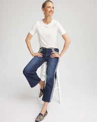 Chico's Women | Elbow Sleeve Tee ECRU