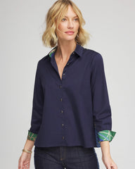 Chico's Women | Rope Status Nautical Shirt PASSPORT BLUE