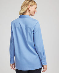Chico's Women | No Iron™ Stretch Tunic TIDAL BLUE