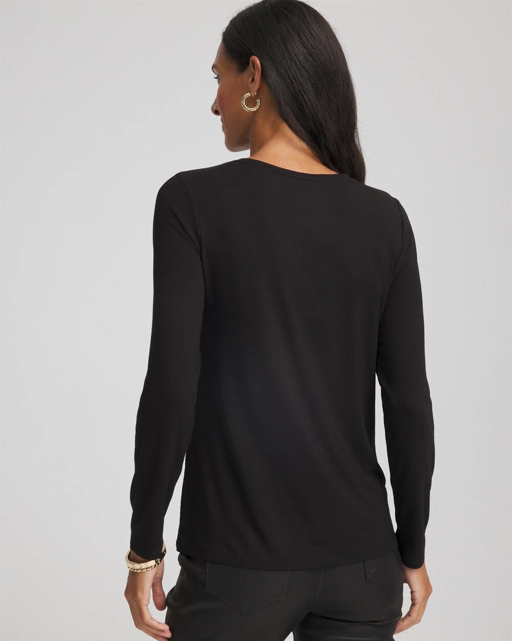 Chico's Women | Touch of Cool™ Layering Tee BLACK