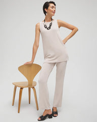 Chico's Women | Travelers™ Classic Side-Slit Tank SMOKEY TAUPE